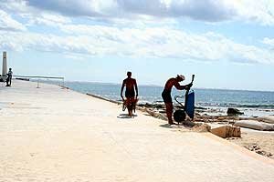Rebuiding in Playa del Carmen Near the Pier 2005